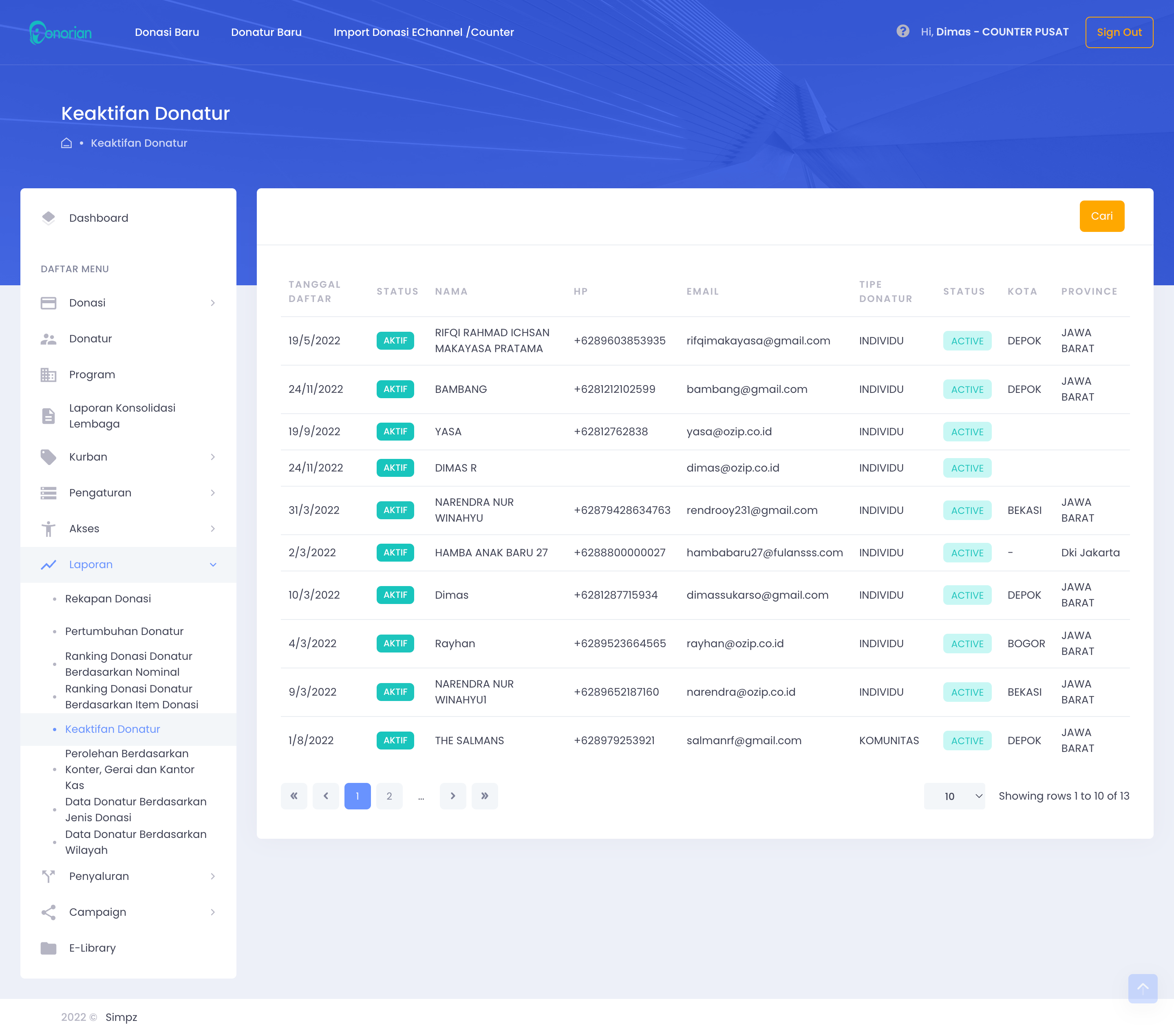 Project Form